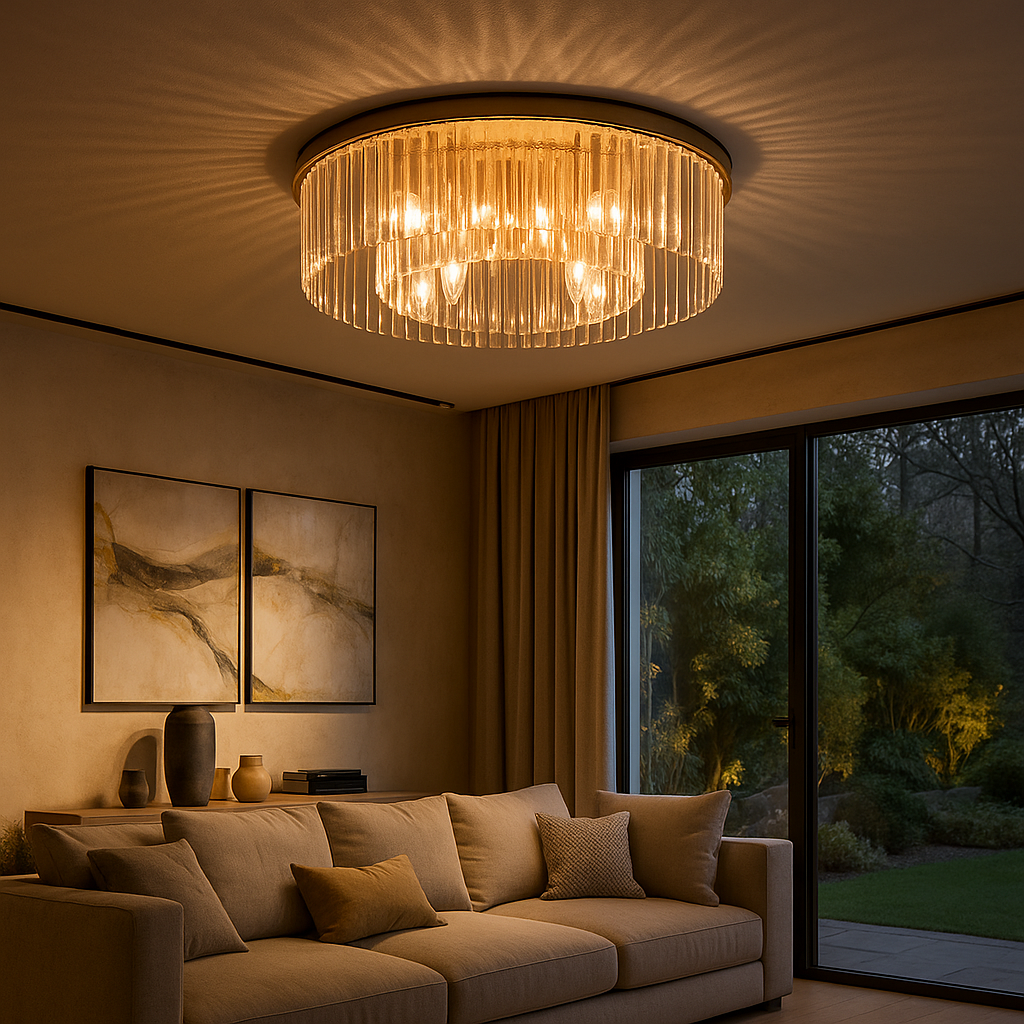 Lampa sufitowa plafon do salonu i jadalni